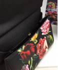 Сумка Dolce & Gabbana Sicily Rose Print Black